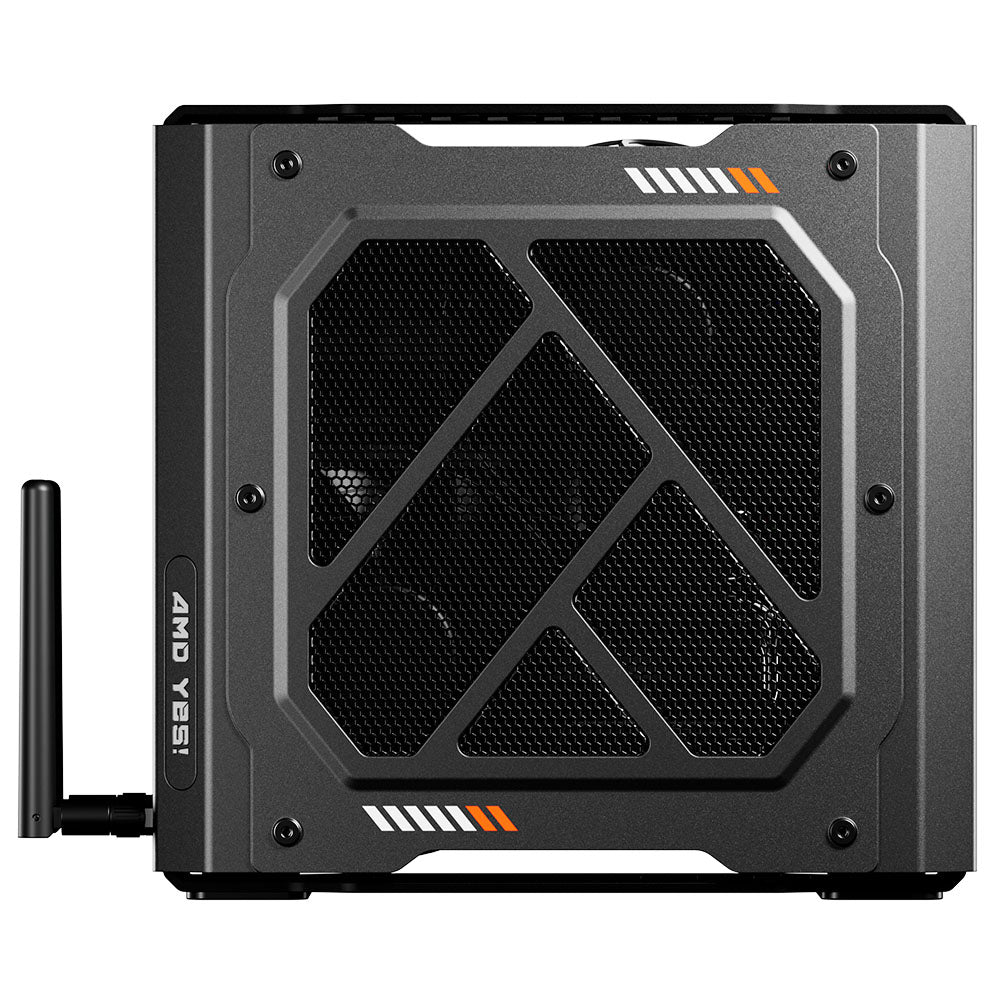 AOOSTAR GODX Gaming Mini PC with Discrete GPU, AMD Ryzen 9 6900HX CPU 8 Core 4.9GHz, AMD Radeon RX 6600LE GPU 8GB 128bit, 32GB RAM 1TB SSD, WiFi6, 2*2.5G LAN, 5*USB3.2, 1*USB4, 1*Type-C, 1*DP, 1*HDMI, 2*Headphone Jack, 2*Microphone Port - EU Plug