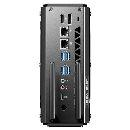 AOOSTAR GODX Gaming Mini PC with Discrete GPU, AMD Ryzen 9 6900HX CPU 8 Core 4.9GHz, AMD Radeon RX 6600LE GPU 8GB 128bit, 32GB RAM 1TB SSD, WiFi6, 2*2.5G LAN, 5*USB3.2, 1*USB4, 1*Type-C, 1*DP, 1*HDMI, 2*Headphone Jack, 2*Microphone Port - EU Plug