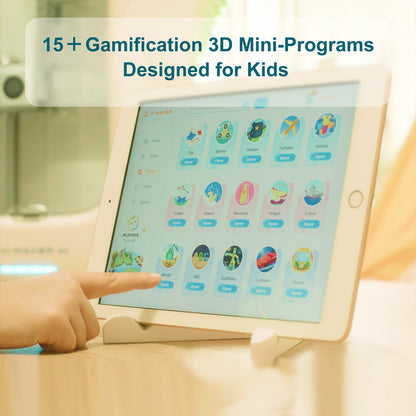 AOSEED X-MAKER JOY 3D Printer for Kids, AI Voice Interaction, Smart App Control, Time-lapse Video, Mini Program