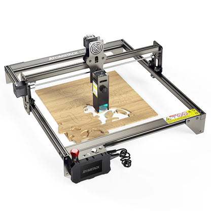 ATOMSTACK S10 Pro 10W Laser Engraver Cutter, 50W Machine Power, Fixed-Focus, 0.08x0.06mm Compressed Spot, Offline Working, 410x400mm