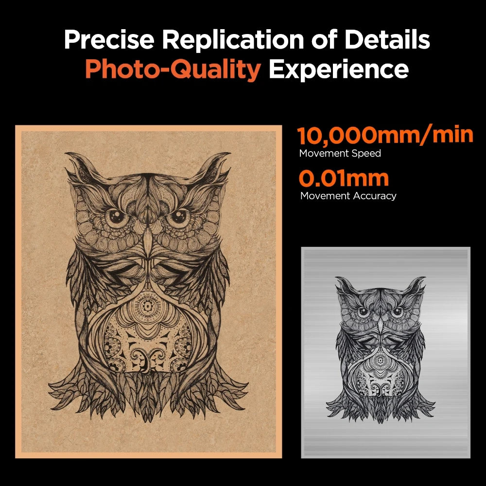 ACMER P1 10W Laser Engraving with Wifi Control For Wood Acrylic Blue CNC Laser Engraving Cutting Machine Tool 400X410mm