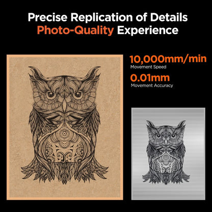 ACMER P1 10W Laser Engraving with Wifi Control For Wood Acrylic Blue CNC Laser Engraving Cutting Machine Tool 400X410mm