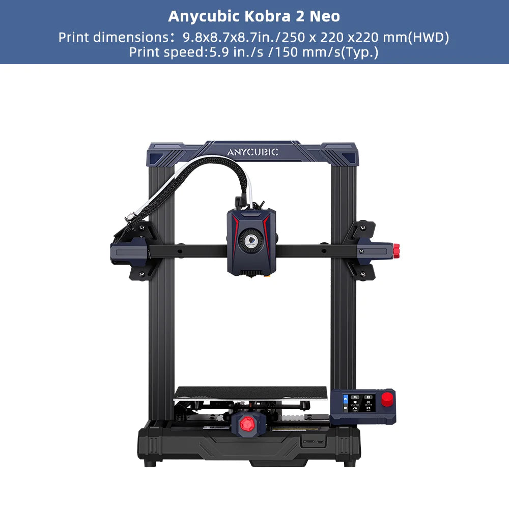 ANYCUBIC Speed FDM Series 3D Printer Kobra 2 Neo 3D Printer Large Size Auto-levelling DIY FDM 3D Printers Kobra 2 Pro Max Plus