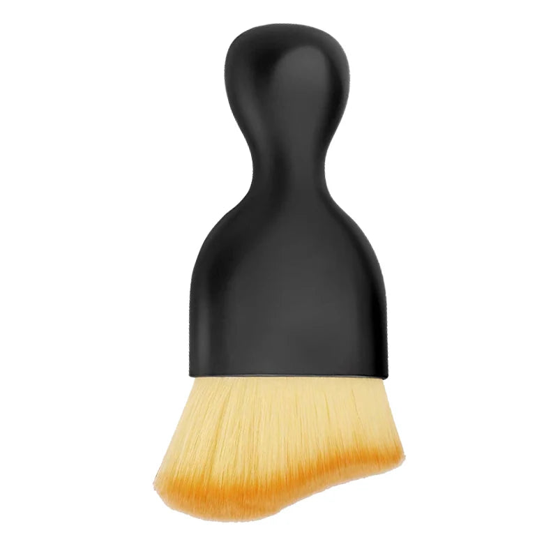 Cepillo suave para limpieza de conductos de aire, aire acondicionado con carcasa, herramienta de limpieza interior de coche, eliminación de polvo artificial para grietas de coche y detalles 1