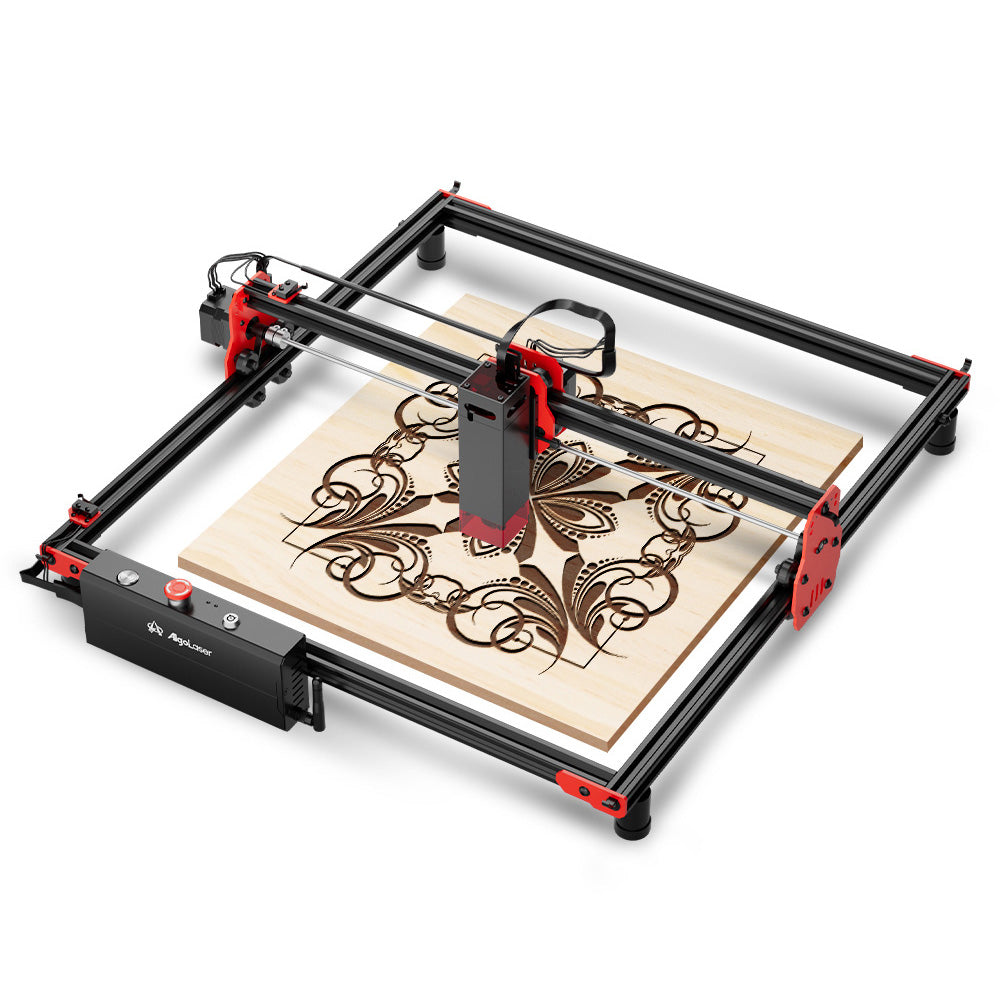 AlgoLaser DIY KIT 10W Laser Engraver,12,000mm/min Engraving Speed, 2.4G WiFi, 400*400mm (157.5*157.5inch)