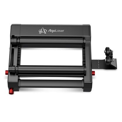 AlgoLaser RR2 Rotary Roller, Height-adjustable Bracket, 3000mm/min Engraving Speed, 7 Width Gears, for Alpha, Delta &amp; DIY Kit Engraving Machine
