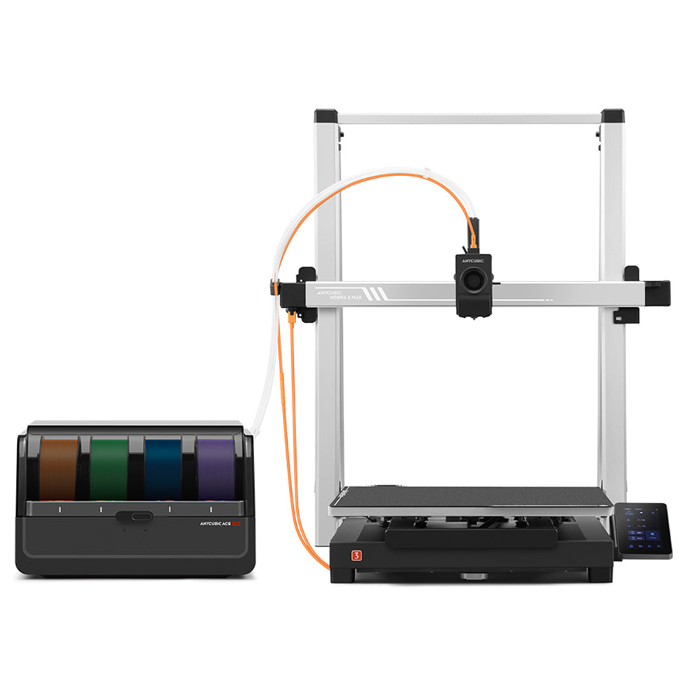 Anycubic Kobra 3 Max Combo, Up to 8-Color Printing, ACE Pro Color Engine, 600mm/s High-Speed Print, Auto-Leveling &amp; Anti-Step Lost, 420*420*500mm