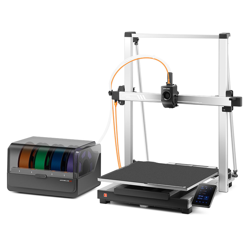 Anycubic Kobra 3 Max Combo, Up to 8-Color Printing, ACE Pro Color Engine, 600mm/s High-Speed Print, Auto-Leveling &amp; Anti-Step Lost, 420*420*500mm