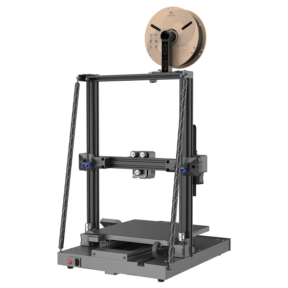 Artillery Sidewinder X3 Plus 3D Printer, Auto-Leveling, 300mm/s Max Printing Speed, Dual-Gear Direct Extruder, Automatic Cleaning Nozzle, STM32-bit Motherboard, Top Lighting, 300x300x400mm
