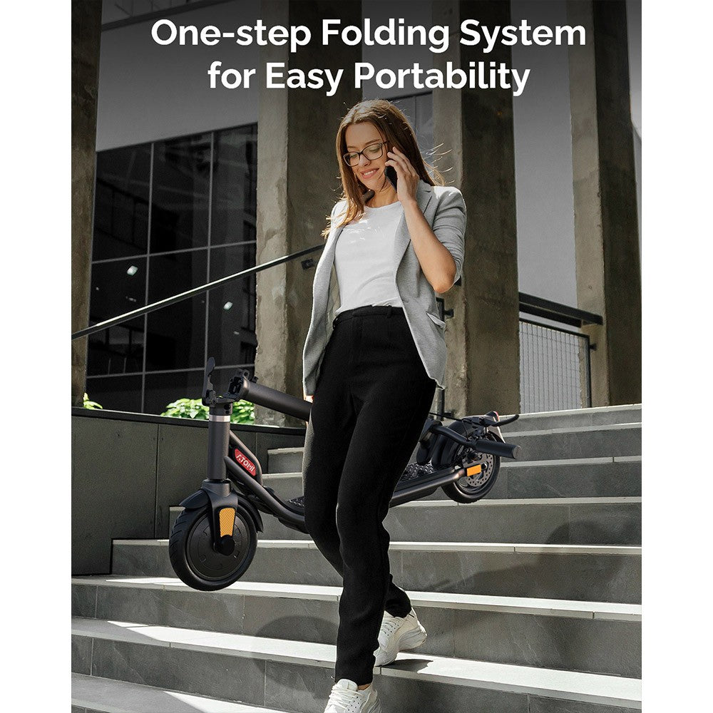 Atomi E20 Electric Scooter 8.5 inch Air Tire 250W Motor (Max Output 500W) 36V 7.5Ah Battery 19 miles Range Dual Brake 265lbs Max load