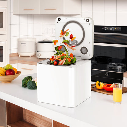 BEECO HQD-314Pro Electric Waste Kitchen Composter, 3.3L Big Capacity, Built-in UVC Light, Auto Home Compost Machine Odorless, Turn Food Waste to Fertilizer for Garden, Food Waste Compost Machine