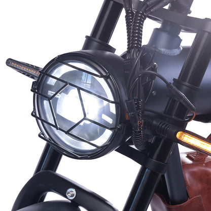 Bezior XF006 Electric Bike, 1200W Motor, 48V 23.2Ah Battery, 20*4.0-inch Tire, 47km/h Max Speed, 100km Range, Hydraulic Oil Brakes, Spring Suspensions, Shimano 7-speed, LCD Display