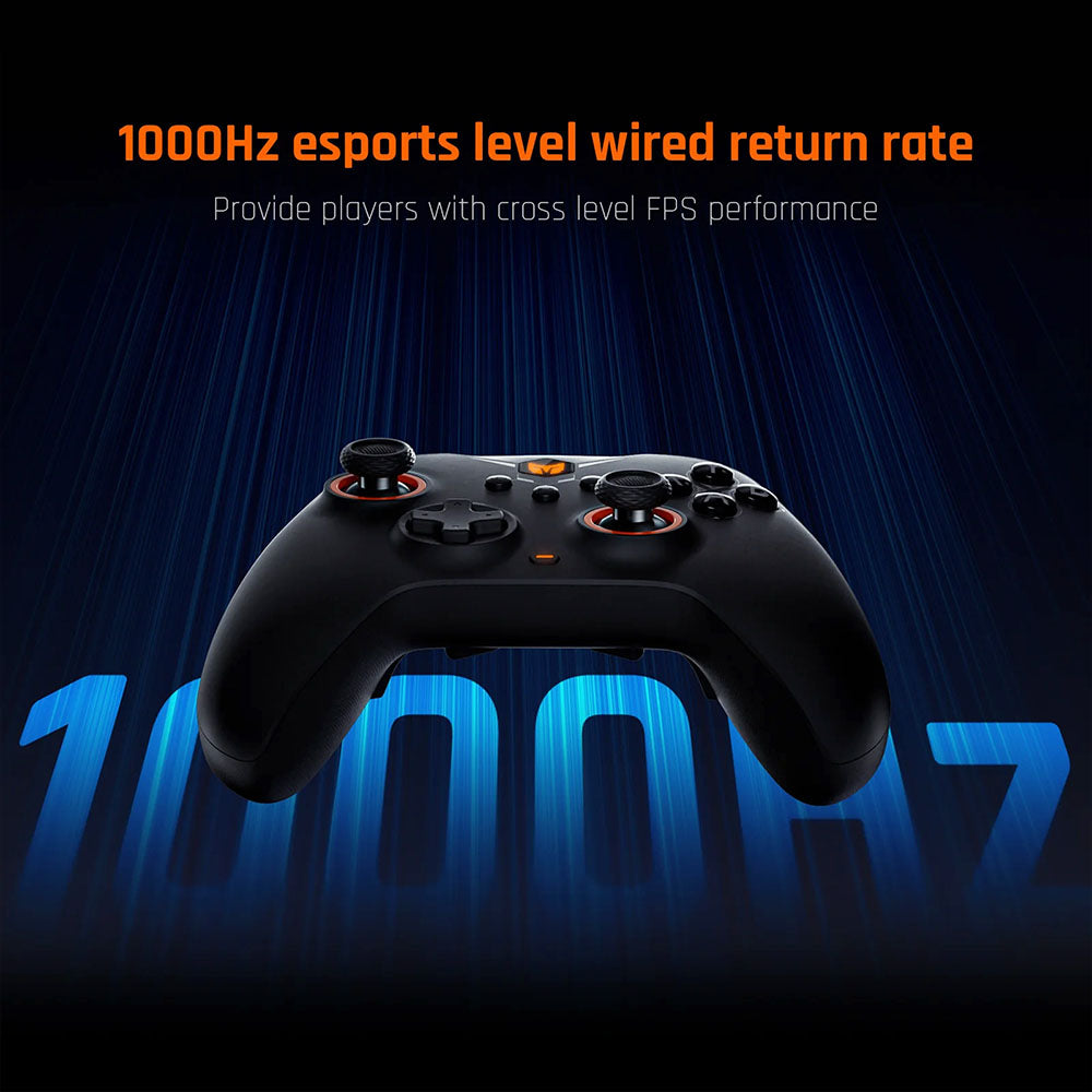 BIGBIG WON GALE HALL Wireless Game Controller, 3 Connection Modes, Hall Joysticks &amp; Triggers, Compatible with Switch / PC / iOS / Android
