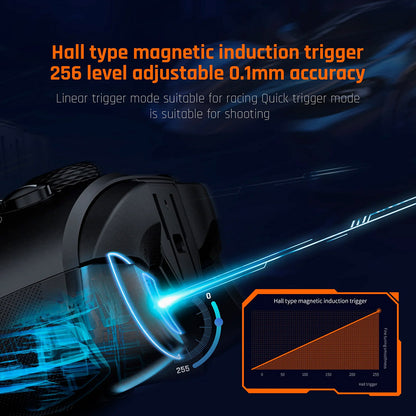 BIGBIG WON GALE HALL Wireless Game Controller, 3 Connection Modes, Hall Joysticks &amp; Triggers, Compatible with Switch / PC / iOS / Android