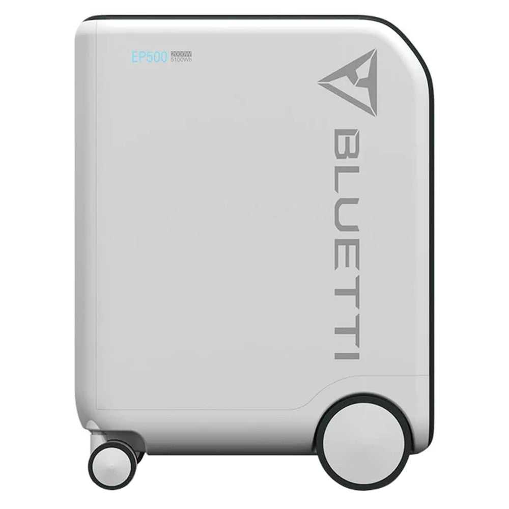 BLUETTI EP500 Portable Power Station, 5100Wh LiFePO4 Battery Solar Generator, 2000W AC Output, Seamless UPS, 15W Wireless Charging, App Control - EU Plug