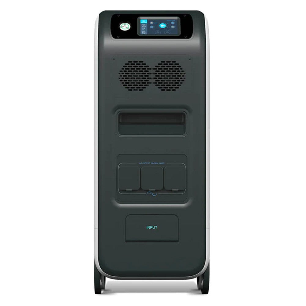 BLUETTI EP500 Portable Power Station, 5100Wh LiFePO4 Battery Solar Generator, 2000W AC Output, Seamless UPS, 15W Wireless Charging, App Control - EU Plug