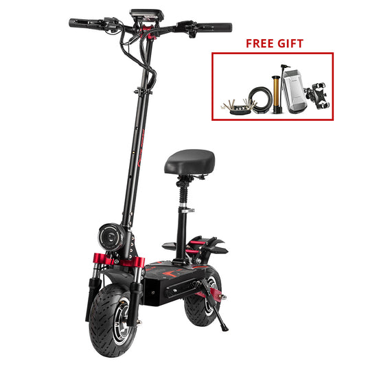 BOYUEDA Q7 Pro Max Electric Scooter, 1600W*2 Motor, 52V 28AH Battery, 10-inch Tire, 70km/h Max Speed, 110km Range, Dual Hydraulic Disc Brakes, Front Hydraulic Shock Absorber &amp; Rear Spring Shock Absorber, LCD Display