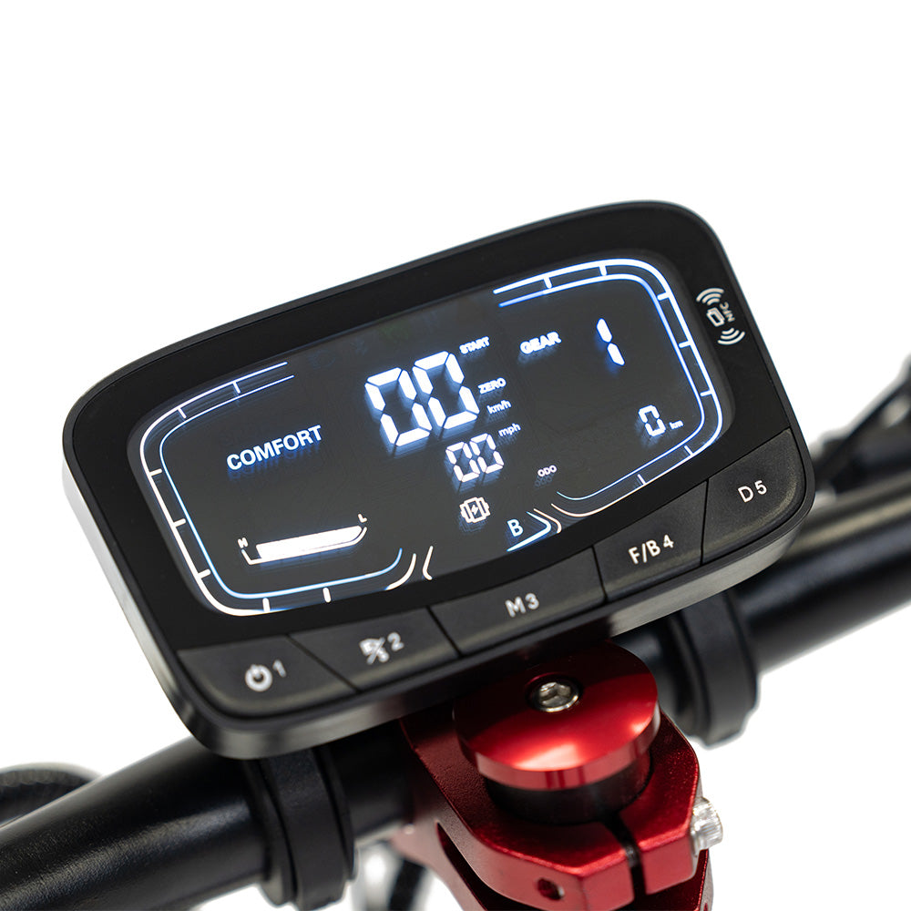 BOYUEDA Q7 Pro Max Electric Scooter, 1600W*2 Motor, 52V 28AH Battery, 10-inch Tire, 70km/h Max Speed, 110km Range, Dual Hydraulic Disc Brakes, Front Hydraulic Shock Absorber &amp; Rear Spring Shock Absorber, LCD Display