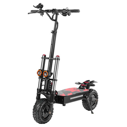 BOYUEDA S3-11 Electric Scooter, 3000W*2 Motor 85km/h Max Speed, 2280Wh Battery up to 120km Range, 11-inch Sawtooth Vaccum Off-road Tire,  Dual Hydraulic Disc Brakes, Hydraulic damping, 45° Climbing LCD Display All-round Lighting and turn signal