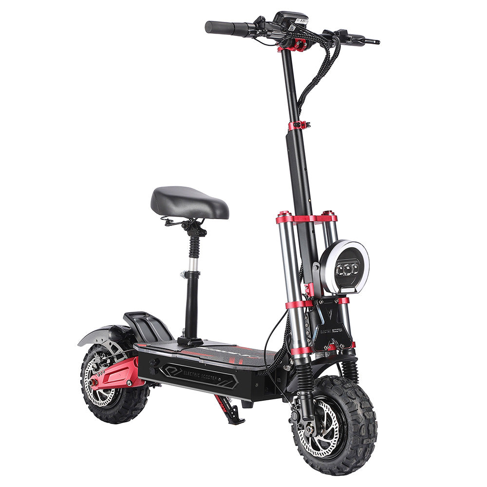 BOYUEDA S5-11 Electric Scooter, 2*3000W Motor, 60V 38AH Battery, 11-inch Tire, 85km/h Max Speed, 120km Range, Dual Hydraulic Disc Brakes, Hydraulic Shock Absorber, LCD Display