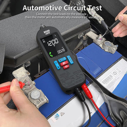 BSIDE A2X Intelligent Digital Multimeter, USB Charging, Color LCD Screen, Rechargeable Li-ion Battery, Bright LED Flashlight, Amp Smart Identification