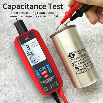 BSIDE A50 Digital Multimeter, 6000 Count, Electrical Test Pen, Leakage Tester, Voltage/Current/Capacitance/Resistance Tester