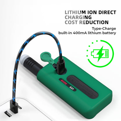 BSIDE GX1 4 in 1 Comprehensive Tester, Ambient/Temperature Humidity/Light Noise/Altitude Tester, with Decibel, A &amp; C Weighted Test Functions - Green