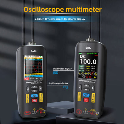 BSIDE O1X 3 in 1 Oscilloscope Multimeter Electric Pen, 10MHz Bandwidth, 2.8 inch TFT Color Screen, 2000mAh Lithium Battery, LED Flashlight