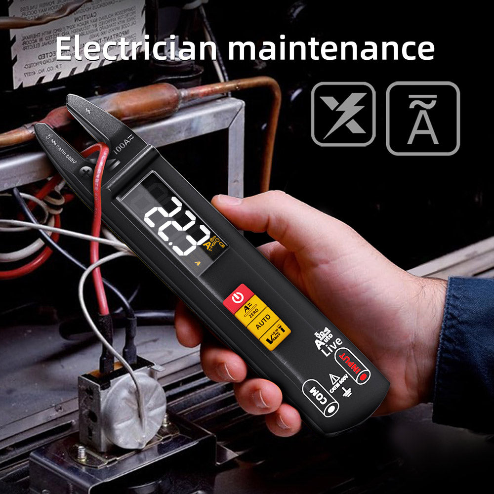 BSIDE U0 Digital Clamp Multimeter, Electrical Test Pen, 6000 Counts, True RMS U-Type Meter, Color Screen