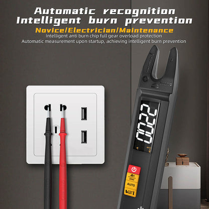 BSIDE U1 Digital Clamp Multimeter, Electric Tester Pen, Bright LED Flashlight, DC AC 100A Pliers, T-RMS Current
