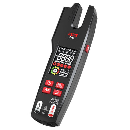 BSIDE U6 U-shaped Infrared Thermometer Multimeter AC/DC Voltage Current Clamp Meter