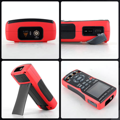 BSIDE ZT702S Digital Multimeter, Oscilloscope, Auto True RMS, Transistor Probe Meter, 48M/s 10MHz PC Waveform, 2.8inch LCD Screen