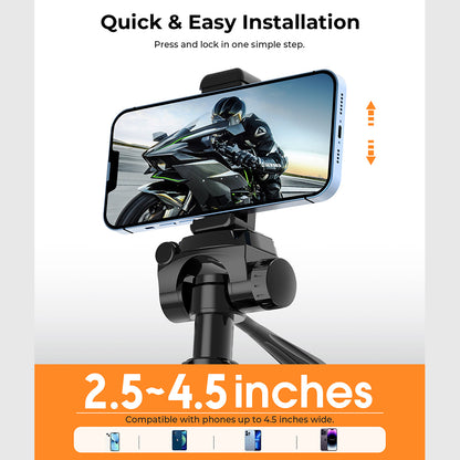 CIGMAN CTP01 1.5m/59inch Laser Level Tripod, with 3-Way Swivel Pan Head and Phone Holder, Quick Release Plate with 1/4" Screw Mount &amp; 5/8" UNF Adapter Nut