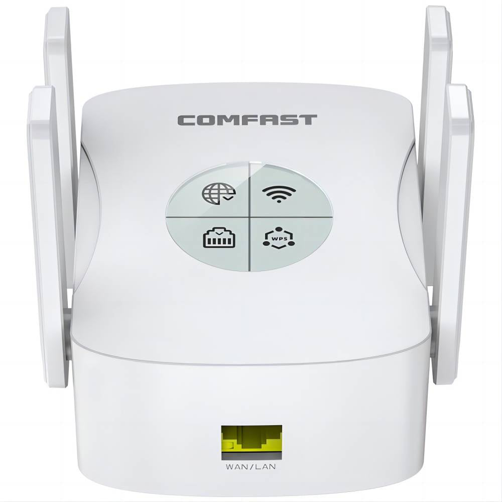 COMFAST CF-XR183 Wireless Router Repeater up to 1200M 4*2dBi Antennas WiFi Signal Repeater, WiFi 6 - US