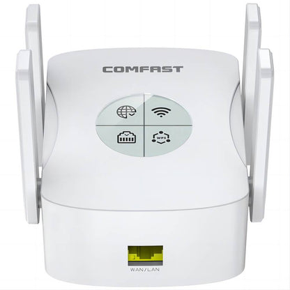 COMFAST CF-XR183 Wireless Router Repeater up to 1200M 4*2dBi Antennas WiFi Signal Repeater, WiFi 6 - US