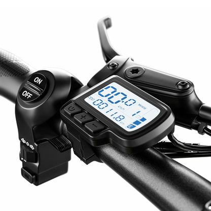 CYSUM Hoody Teenager Electric Bike, 250W Motor, 36V 10Ah Battery, 35km/h Max Speed, 55km Max Range, 24*2.1-inch Tires, SHIMANO 8-speed, LCD Display, LED Headlights