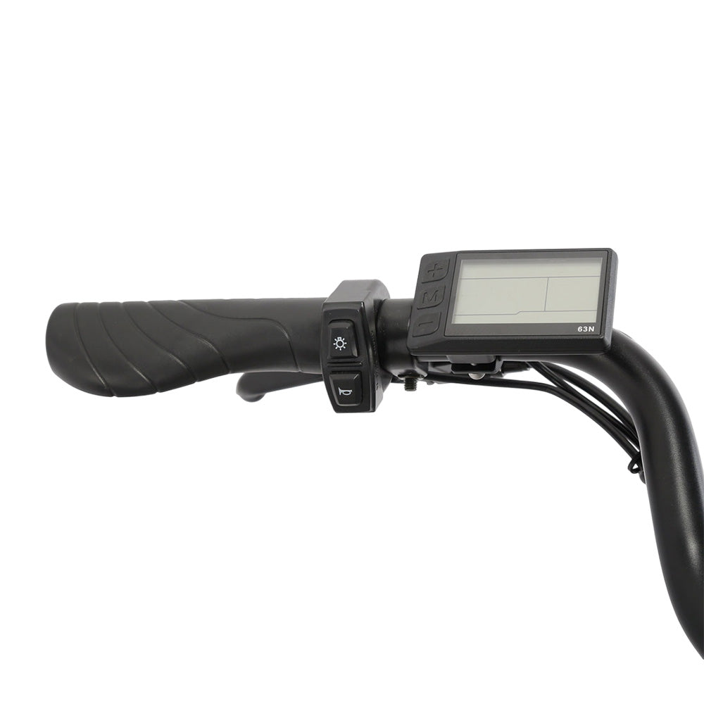 CYSUM X-city Electric Bike, 250W Motor, 48V 10.4Ah Battery, 26*1.95 inch Tires, 25km/h Max Speed, 80km Range, Mechanical Disc Brake, Shimano 7-speed, LCD Display - Green