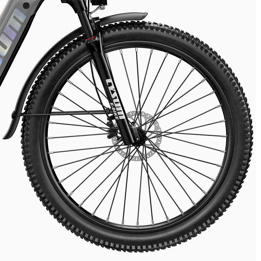 Cysum Speedy Electric Bike, 500W Motor, 48V 14AH Battery, 27.5*2.2-inch Tire, 40km/h Max Speed, 100km Range, Hydraulic Disc Brake, Suspension Fork, SHIMANO 7-speed, LCD Display