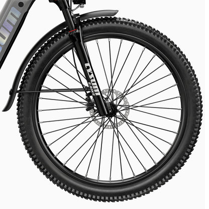 Cysum Speedy Electric Bike, 500W Motor, 48V 14AH Battery, 27.5*2.2-inch Tire, 40km/h Max Speed, 100km Range, Hydraulic Disc Brake, Suspension Fork, SHIMANO 7-speed, LCD Display