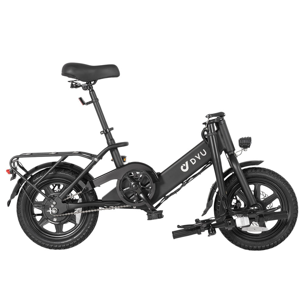 DYU C3 Folding Electric Bike, 250W Motor, 36V 7.5AH Battery, 14 Inch Tires, 25km/h Max Speed, 37km Range, Front &amp; Rear Disc Brakes
