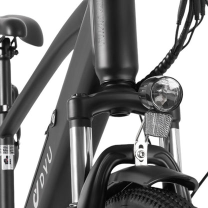 DYU C5 City Electric Bike, 250W Motor, 48V 10AH Battery, 27.5 Inch Tire, 25km/h Max Speed, 65km Range, Dual Disc Brakes, Shimano 7-speed
