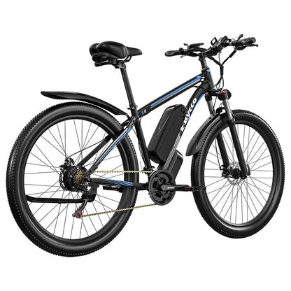 E·Bycco E8 Electric Bike, 750W Motor, 48V 17.5Ah Battery, 29-inch Tire, 55km/h Max Speed, 105km Range, Mechanical Disc Brake, Front Suspension Fork, Shimano 21-speed, LCD Display