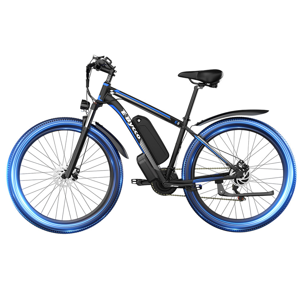 E·Bycco E8 Electric Bike, 750W Motor, 48V 17.5Ah Battery, 29-inch Tire, 55km/h Max Speed, 105km Range, Mechanical Disc Brake, Front Suspension Fork, Shimano 21-speed, LCD Display
