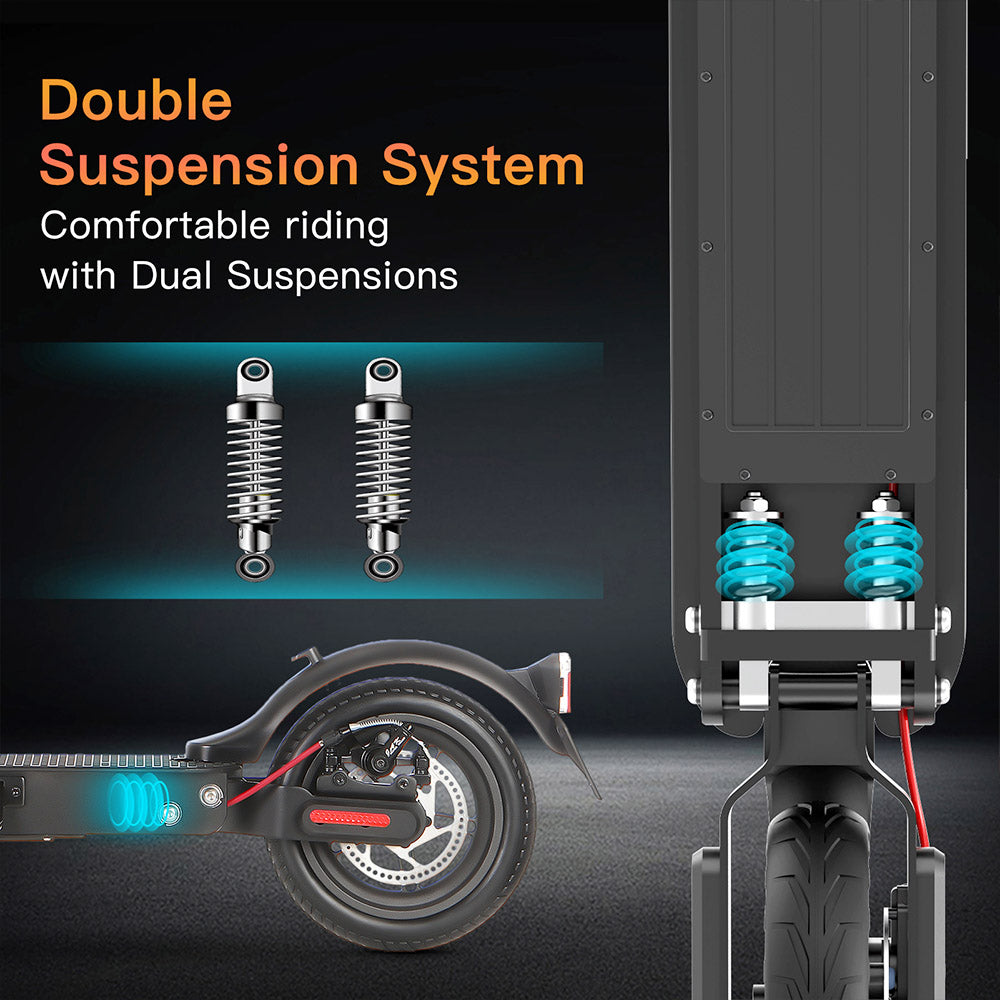 E9 Pro Electric Scooter, ABE Certification, 350W Motor, 36V 7.5Ah Battery, 8.5-inch Tire, 20km/h Max Speed, 30km Range, Dual Braking System, App Control