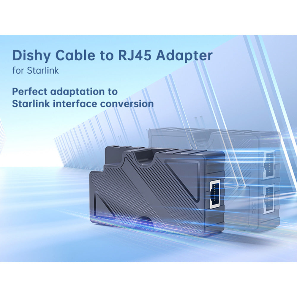 EDUP EP-PW9605 Dishy Cable to RJ45 Adapter Network Port Converter for Starlink