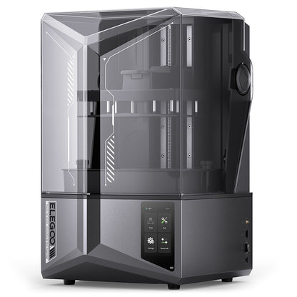 ELEGOO Saturn 4 Ultra 3D Printer, 10-inch 12K Mono LCD, Max 150mm/h Printing Speed, Tilt Release Technology, Auto Leveling, Flip-Up Cover, Smart Mechanical Sensor, AI Camera, 218.88x122.88x220mm³