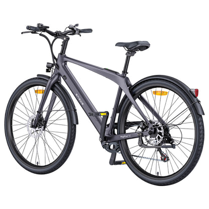 ENGWE MapFour N1 Air Electric Bike, 250W Motor, 36V 10Ah Battery, 700*38C Spoke Tires, 25km/h Max Speed, 100km Range, Front &amp; Rear Mechanical Disc Brake, Shimano 7-speed, Torque Sensor, LCD Color Display - Black