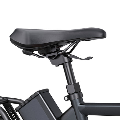 ENGWE P275 Pro City Electric Bike, 27.5'' Spoke Tires, 250W Bafang Brushless Mid-drive Motor, 3-level Automatic Gear Shifter, 36V 19.2Ah Removable Battery, 260km Max Range, Front &amp; Rear Hydraulic Disc Brake - Black