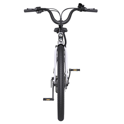 ENGWE P275 ST Urban Electric Bike, 250W Brushless Mid-drive Torque Sensor Motor, 36V 19.2Ah Removable Battery, 260km Max Range, Hydraulic Disc Brake, 27.5'' Spoke Tires, SHIMANO 9-speed - White