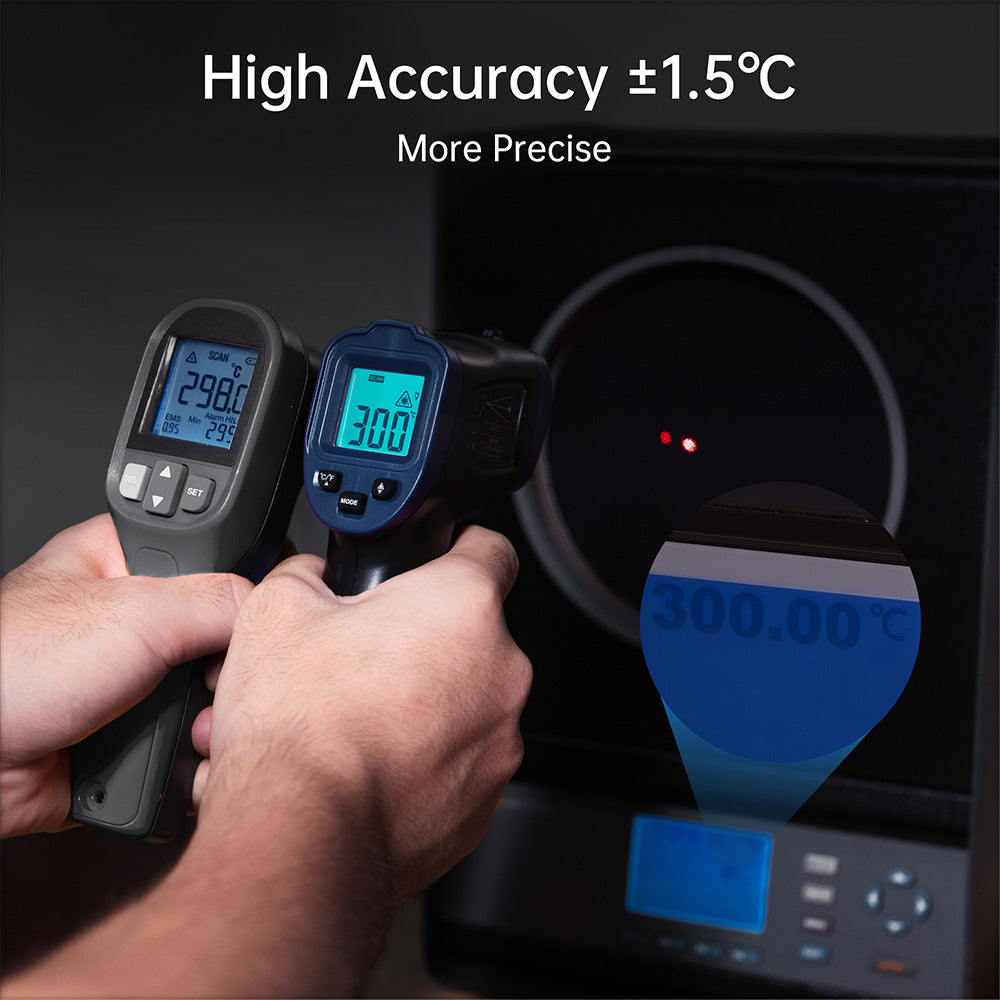 ERICKHILL ROOK600 SP Infrared Thermometer, -58°F to 1112°F, LCD Display, Non-Contact, Vehicle Repair &amp; Inspection, for Brewing, Cooking, DIY Making and Pets Toy, NOT for Humans